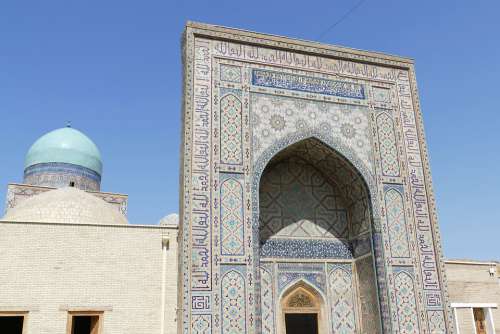 Uzbekistan Samarkand Mosque Central Asia Mausoleum