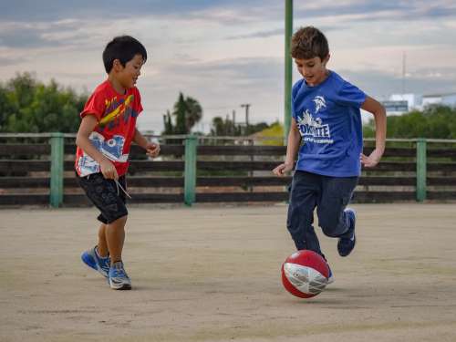 Football Soccer Footballer Young Sport Child Game