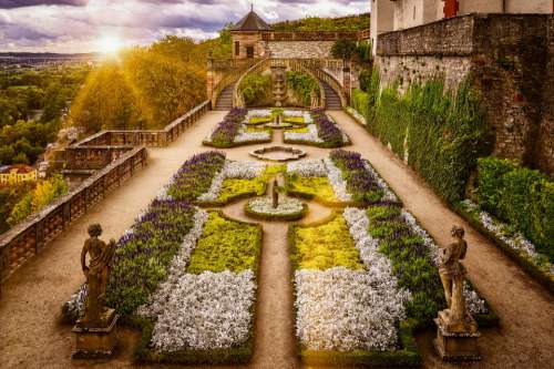 Garden Baroque Architecture Historically Symmetry