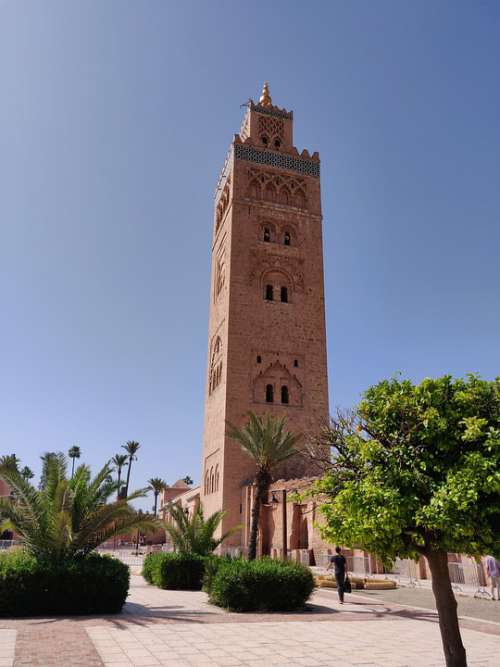 Mosque Kutubía Marrakech Morocco Moroccan Islam