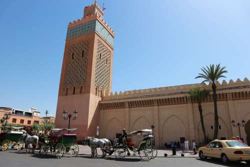 Mosque Moulay El Yazid Marrakech Morocco Moroccan