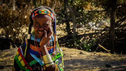 Mumuila African Black Africa Woman Female Poverty
