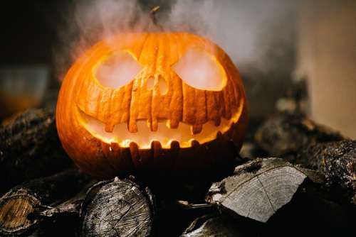 Halloween Spooky Jack-O-Lantern Pumpkin Autumn