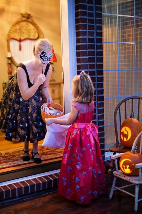 Halloween Trick-Or-Treat Pumpkin Child Fall Happy