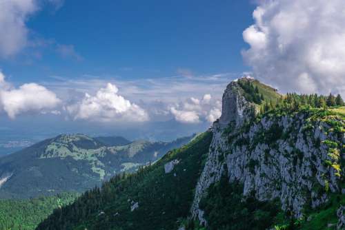 Landscape Sky Clouds Mountains Bavaria