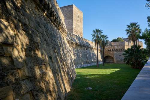 Castle Fortress Dig Wall Italy