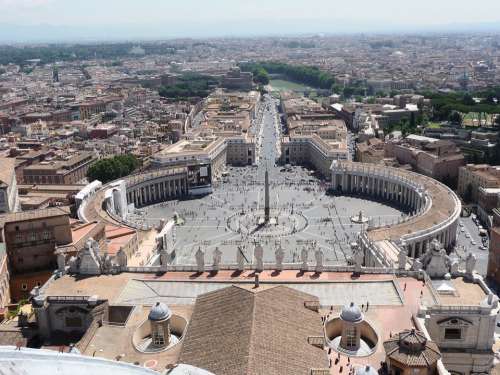 Rome St Peter'S Square Vatican Italy Architecture