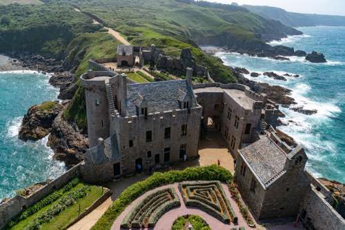 Brittany France Castle Fort Lath Ocean Fortress