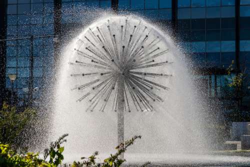 Gargoyle Fountain Copenhagen Airport Water Feature