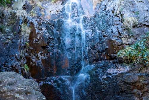 Throat Waterfall Landscape Nature Scenic