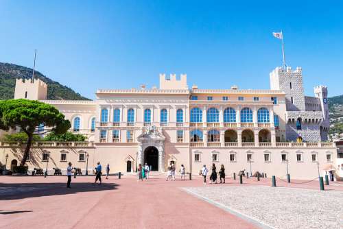 Monaco Palace Building City Traveling Sky Europe