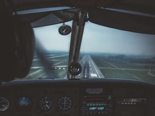 Pilot Runway Aircraft Flying Aviation Airport