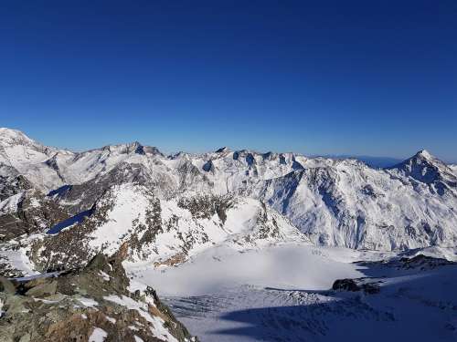 Saas Fee Alps Valais Switzerland Mountains
