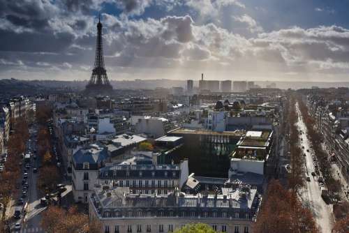 Eiffel Tower Paris Places Of Interest Landmark City