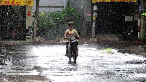 Girl Road Raining Wet Person Woman