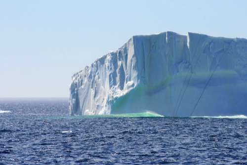 iceberg ocean sea arctic floating