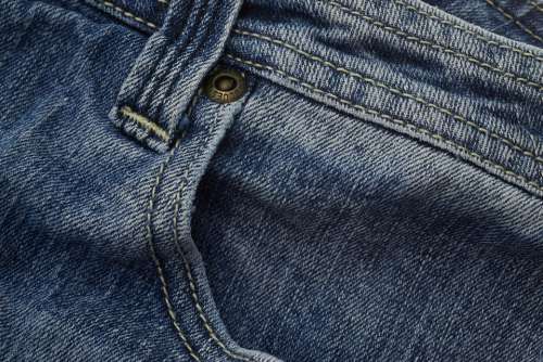 blue jeans pocket denim detail