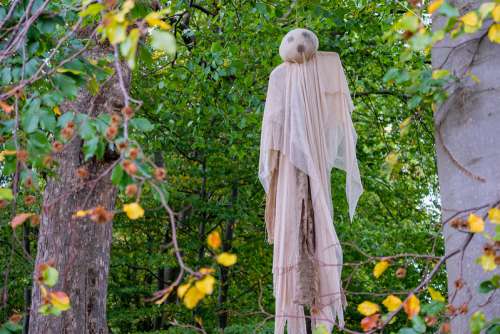 Forest Ghost Halloween Decoration