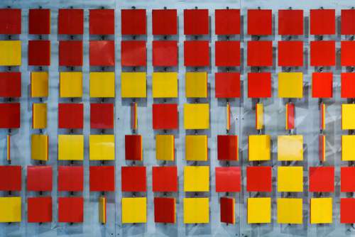 Rotative Red and Yellow Panels