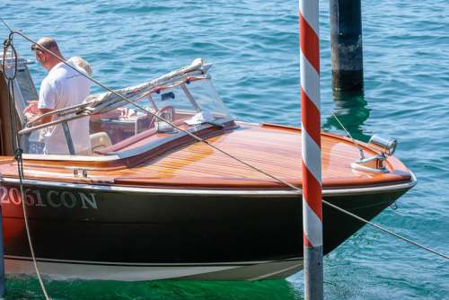 Luxury Boat on Lake Como