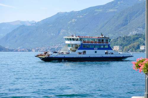 Tourist Ferry on Lake Como