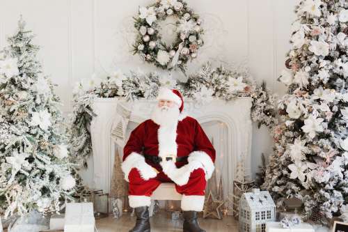 Santa's Ready For Visitors! Photo