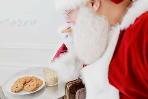 Santa Nibbles Cookie Photo