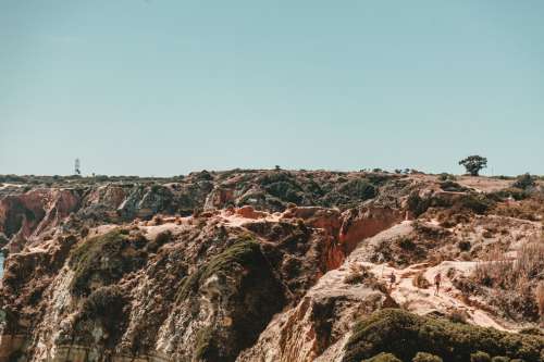 Beautiful Rocky Cliff Face Of Lagos Photo