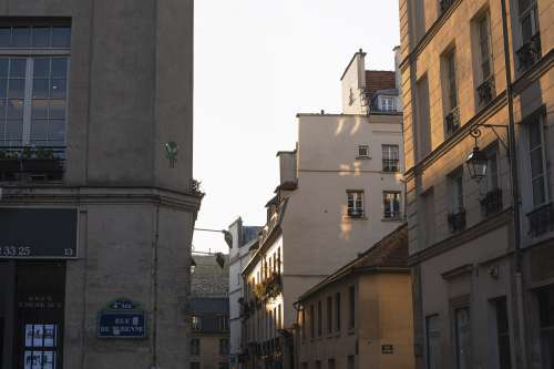 City Street In Dusky Light Photo