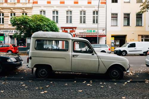 Vintage Van Parked Photo