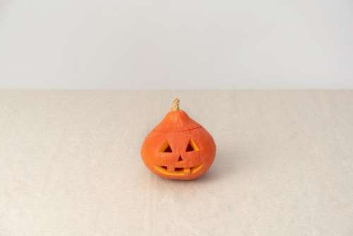 Carved Pumpkin Brings Halloween Mood