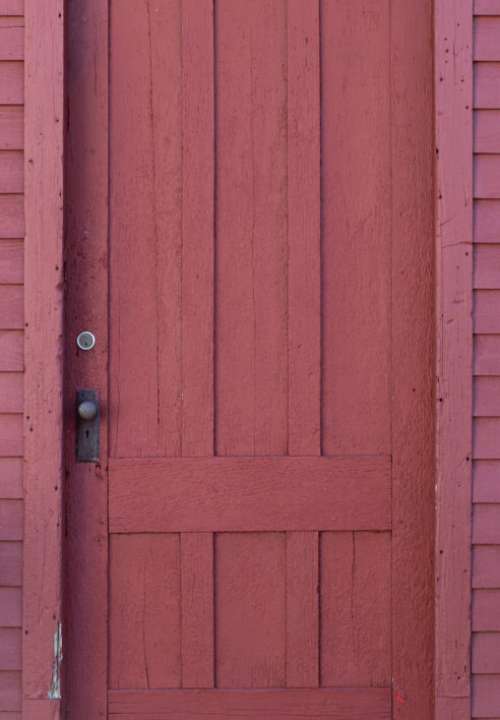 Red Door Wood Free Photo