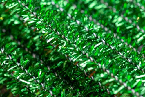 Tinsel Texture Close up Free Photo