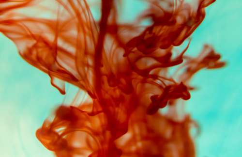 Red Liquid Swirl Free Photo