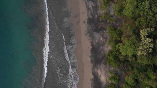 Aerial Coastline Free Photo