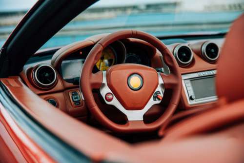Luxury Car Interior Free Photo