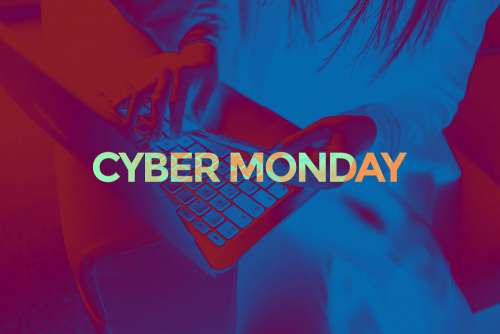 Cyber Monday Lettering Free Photo