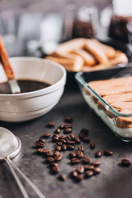 Coffee Beans for Tiramisu Recipe Free Photo