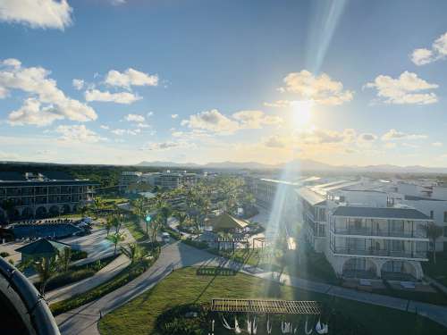 Sun Green City Landscape Path Sky Grass Summer