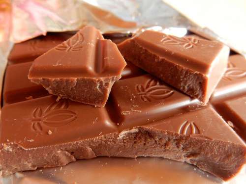 Chocolate Milk Bar Snack Sweets Brown Calories