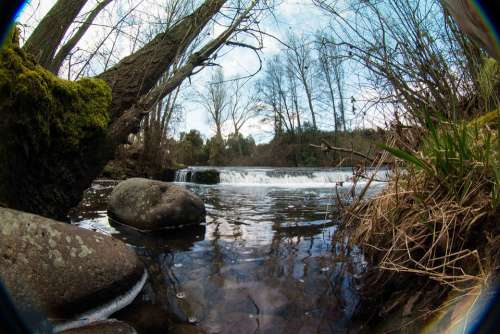 Nalda River Iregua Water Nature Landscape Spain