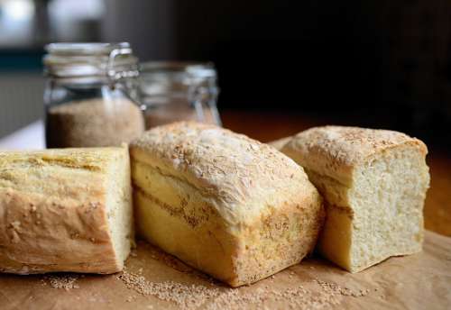 White Bread Baked Bread Food Baked Goods Nutrition