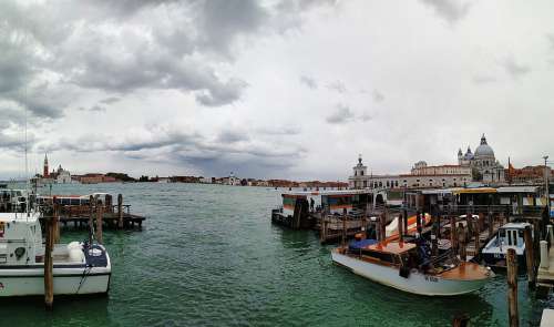 Venice Channel Buildings Italy Romantic