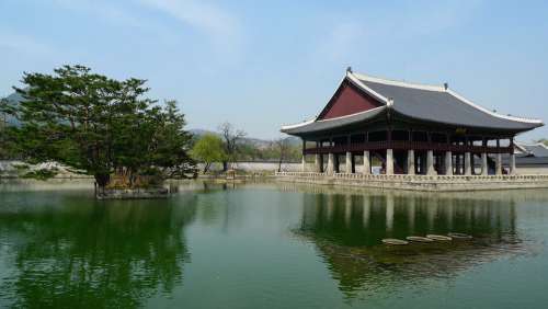 Korea Seoul Temple Asian Asia Korean Palace