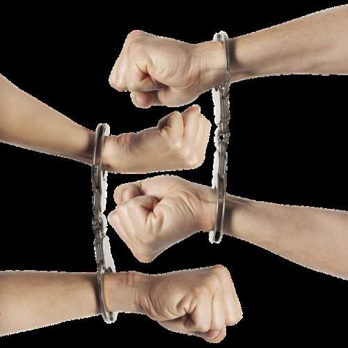 Hands Wrist Handcuffs Arrest Fist Prison Freedom