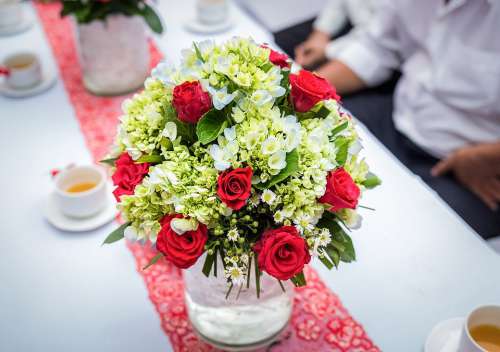 Flower Tea Table