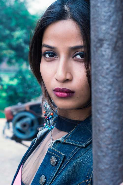 Female Model Fashion Portrait Indian