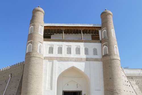 Bukhara Fortress Ark City Wall City Gate