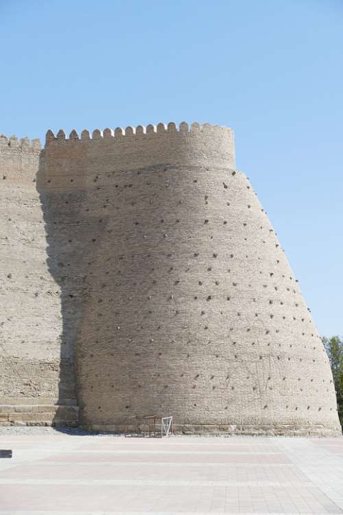 Bukhara Fortress Ark City Wall Tower Uzbekistan