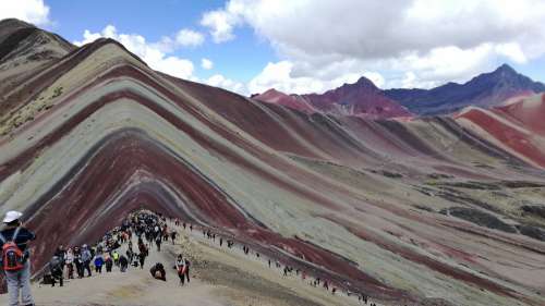 Rainbow Peru Landscape